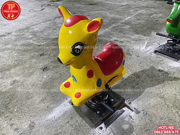 Thú nhún lò xo cho bé con Nai Composite ngoài trời SC2-005
