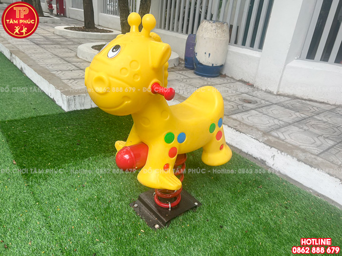 Thú nhún lò xo con Hươu nhập khẩu ngoài trời cho bé SC2-013