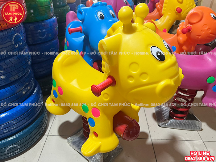 Thú nhún lò xo con Hươu nhập khẩu ngoài trời cho bé SC2-013