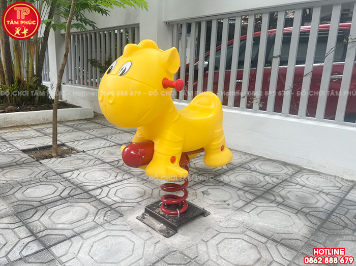 Thú nhún lò xo con Hà Mã nhập khẩu cho bé SC2-015