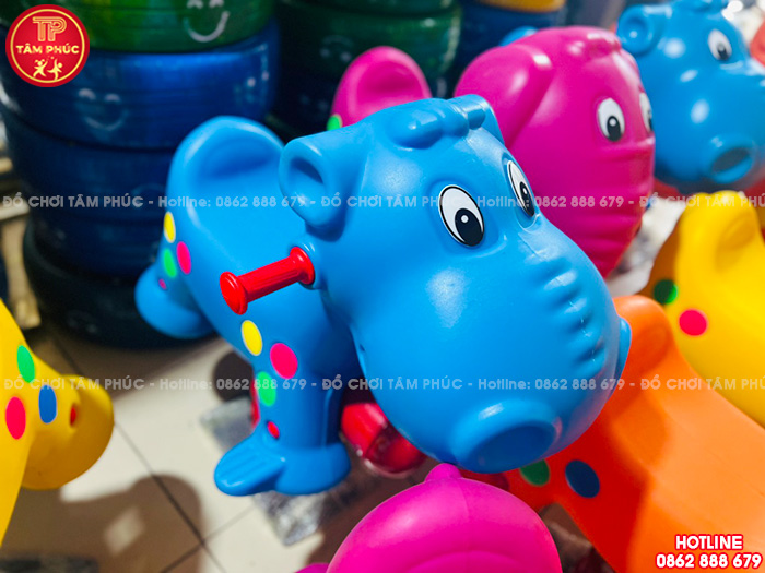 Thú nhún lò xo con Hà Mã nhập khẩu cho bé SC2-015