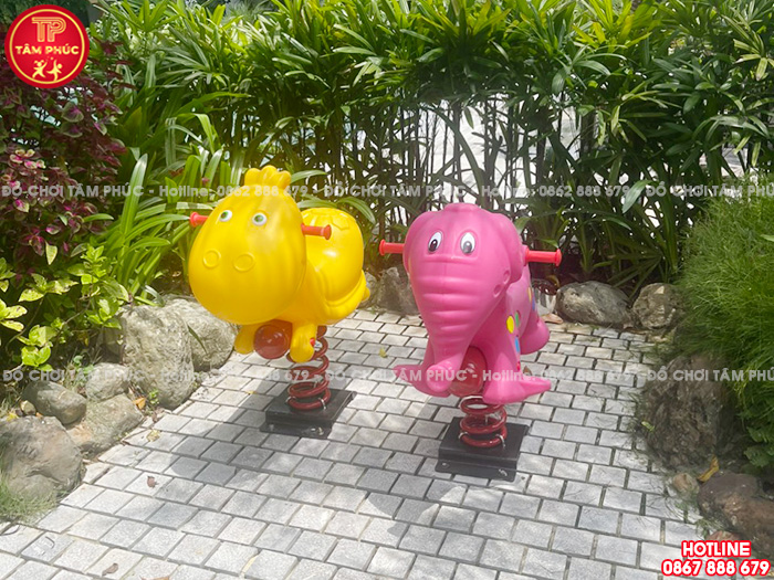 Thú nhún lò xo con Rùa nhập khẩu ngoài trời cho bé SC2-018