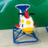 Bập bênh đế cong sắt đơn con Cá Heo cho bé SC3-009