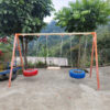 Xích đu lốp xe cho bé 3 chỗ ngồi Phi 60 giá rẻ SC4-001