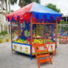 Nhà bóng ngoài trời cho bé mái bạt giá rẻ SC6-002