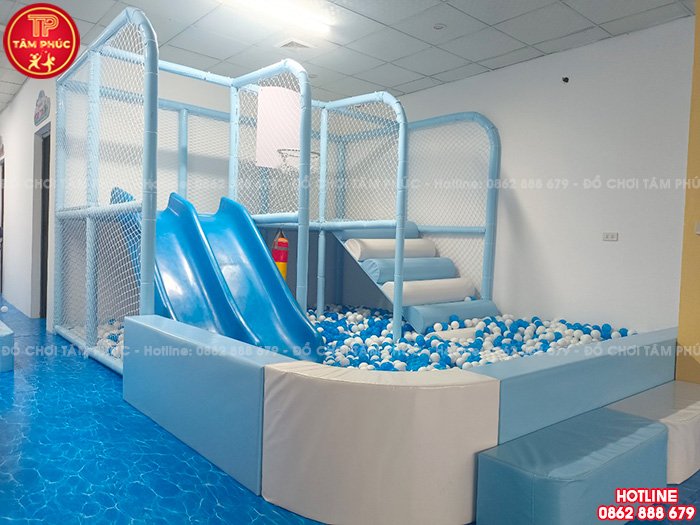 Nhà liên hoàn bể bóng mini trong nhà cho bé SC11-002