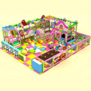Khu vui chơi nhà bóng liên hoàn trong nhà trẻ em SC11-011