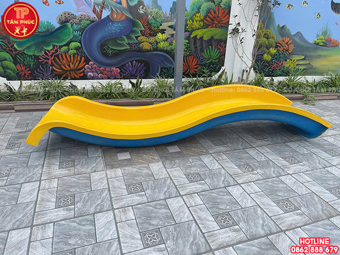 Máng trượt lượn sóng nhựa Composite cho nhà liên hoàn SC12-003