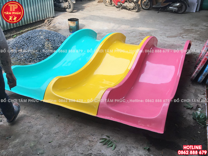 Máng trượt lượn sóng nhựa Composite cho nhà liên hoàn SC12-003