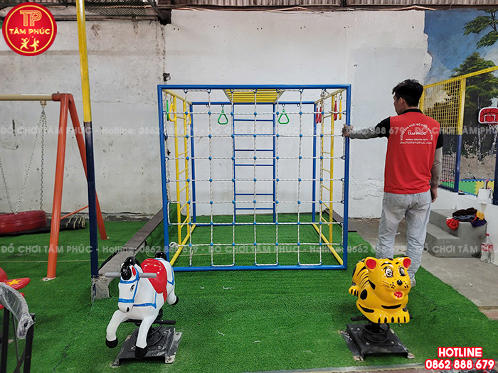 Bộ thang leo tứ diện đa năng ngoài trời cho bé SC7-001
