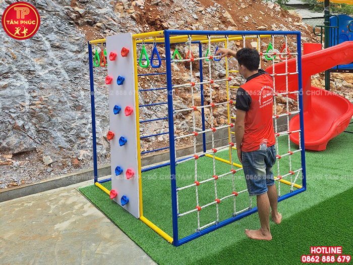 Bộ thang leo tứ diện đa năng cho bé phiên bản PLUS SC7-002