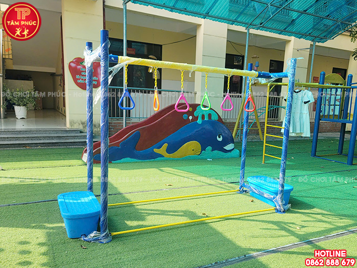 Bộ vận động thể chất xà đu tay cho bé mầm non SC7-007