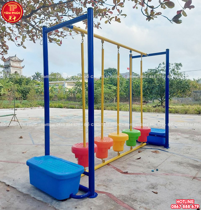 Cầu thăng bằng dao động quả lô cho bé mầm non SC7-011