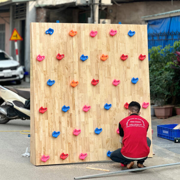 Vách leo núi bằng gỗ cho bé đẹp giá rẻ chất lượng SC8-001