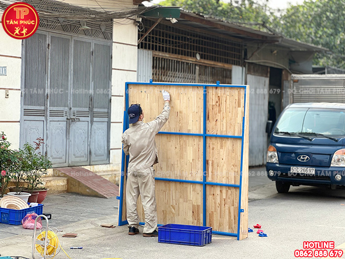 Vách leo núi bằng gỗ cho bé đẹp giá rẻ chất lượng SC8-001