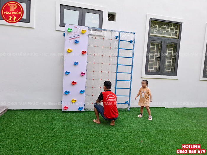 Bộ vách leo núi thang leo dây leo đa năng cho bé SC8-002