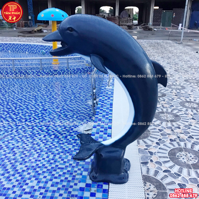 Con Cá Heo phun nước nhựa Composite cho bể bơi SC9-001