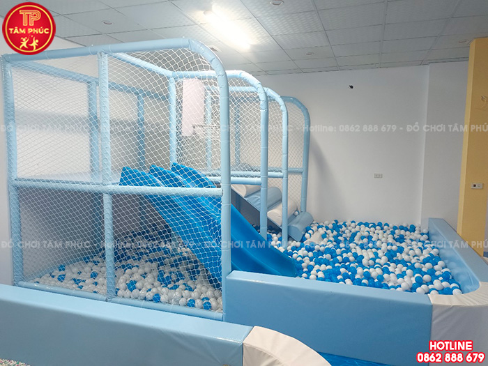 Công trình lắp đặt nhà liên hoàn trong nhà cho bé tại Ninh Bình