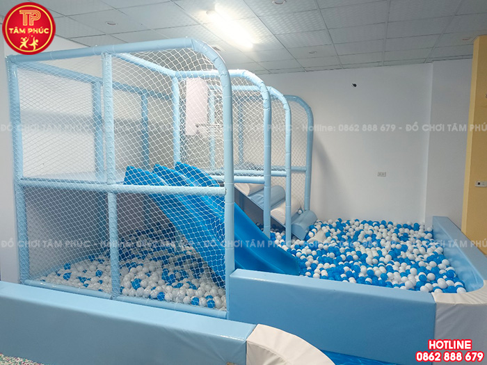 Công trình lắp đặt nhà liên hoàn trong nhà cho bé tại Ninh Bình
