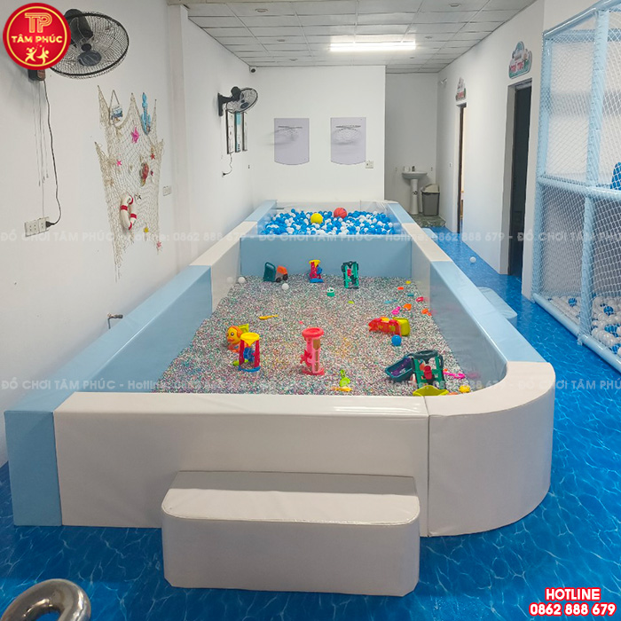 Công trình lắp đặt nhà liên hoàn trong nhà cho bé tại Ninh Bình