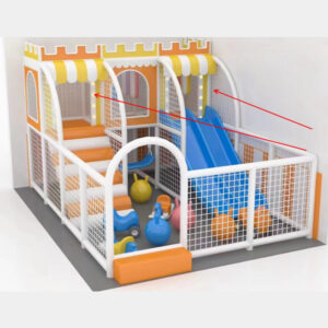 Nhà bóng mini lắp trong nhà cho trẻ em giá rẻ đẹp SC11-024