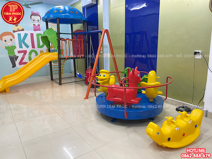 Lắp đặt đồ chơi trẻ em cho trường mầm non tư thục tại Hà Nội