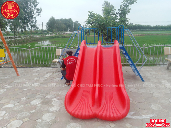 Thi công lắp đặt sân chơi trẻ em ngoài trời cho sân cộng đồng tại tỉnh Nam Định