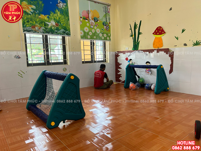 Công trình lắp đặt đồ chơi cho sân trường mầm non tại tỉnh Vĩnh Phúc