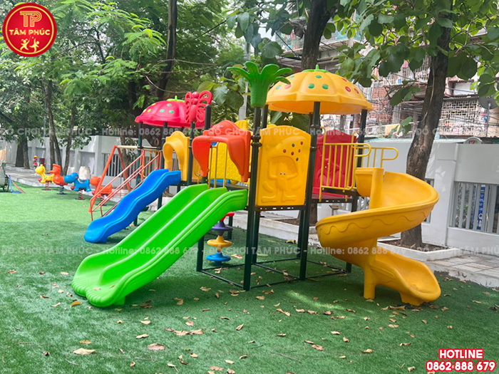Tư vấn thi công sân chơi trẻ em ngoài trời cho trường mầm non uy tín chuyên nghiệp