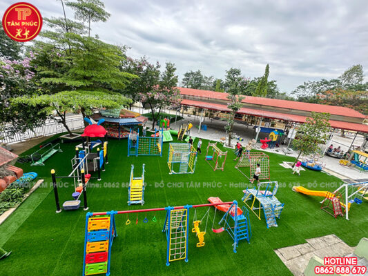 Báo giá thi công sân chơi trẻ em ngoài trời cho trường mầm non 2026 – Tư vấn chi tiết từ Đồ Chơi Tâm Phúc