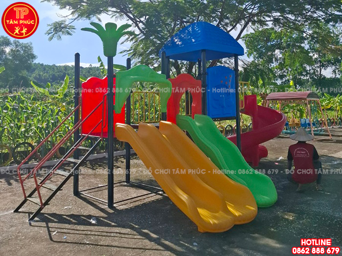 Công trình lắp đặt đồ chơi ngoài trời & trang thiết bị cho trường mầm non tại Nam Định